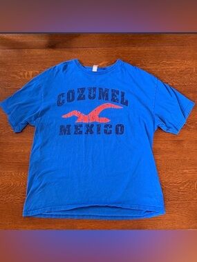 Blue Cozumel Mexico Graphic Tee